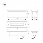 Светильник LTD-LINE-TILT-S210-8W Warm3000 (SL, 120 deg, 230V) (Arlight, IP67 Металл, 3 года) Arlight 24944