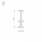 Профиль-держатель FOLED-RAIL-2000 (Arlight, Алюминий) Arlight 25232