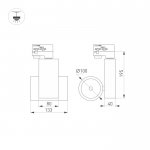 Светильник LGD-ARES-4TR-R100-40W Day4000 (BK, 24 deg) Arlight 25537