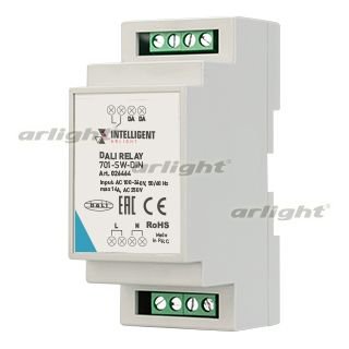 INTELLIGENT ARLIGHT Релейный модуль DALI-701-SW-DIN (BUS, 16A) Arlight 26464
