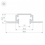 Профиль-держатель TEK-PDS-D-2000 Arlight 26515