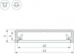 Профиль ALM-FLAT-S-2000 ANOD Arlight 26713