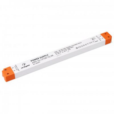 Блок питания ARV-SL12100-SLIM (12V, 8.3A, 100W, PFC) Arlight 26817