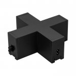 Коннектор крестовой NEO-CLIP-38-CON-X-BK (Arlight, IP40 Металл, 3 года) Arlight 26847