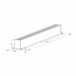 Трек встраиваемый MAG-TRACK-4560-F-540 (WH) Arlight 26895