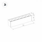 Светильник MAG-LASER-45-L160-6W Day4000 (BK, 15 deg, 24V) Arlight 26934