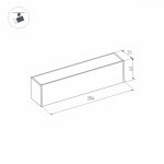 Светильник MAG-FLAT-45-L205-6W Day4000 (BK, 100 deg, 24V) (Arlight, IP20 Металл, 3 года) Arlight 26947