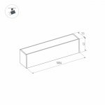 Светильник MAG-FLAT-45-L1005-30W Warm3000 (WH, 100 deg, 24V) Arlight 26960