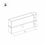 Светильник MAG-FLAT-FOLD-45-S205-6W Warm3000 (WH, 100 deg, 24V) Arlight 26985