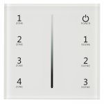 Панель Sens SMART-P29-DIM White (230V, 4 зоны, 2.4G) (Arlight, IP20 Пластик, 5 лет) Arlight 27103