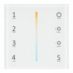 Панель Sens SMART-P38-MIX White (230V, 4 зоны, 2.4G) (Arlight, IP20 Пластик, 5 лет) Arlight 27118