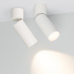 Светильник SP-POLO-SURFACE-FLAP-R65-8W Day4000 (WH-WH, 40 deg) (Arlight, IP20 Металл, 5 лет) Arlight 27528