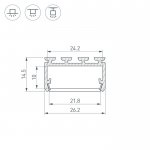 Профиль PLS-LOCK-H15-2000 ANOD Arlight 27737