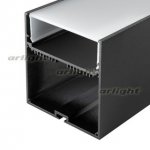 Профиль с экраном SL-LINE-7477-2500 BLACK+OPAL Arlight 27991