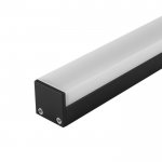Профиль с экраном SL-LINE-2011M-2500 BLACK+OPAL SQUARE Arlight 27993