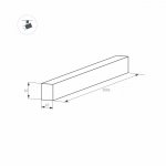 Трек MAG-TRACK-4563-3000 (BK) Arlight 28071