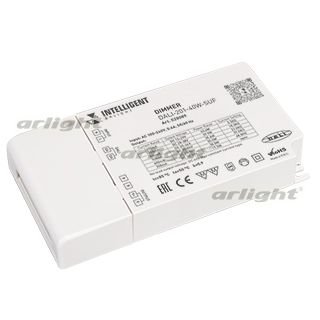 INTELLIGENT ARLIGHT Диммер DALI-201-40W-SUF (230V, 350-1400mА) Arlight 28089 INTELLIGENT ARLIGHT Диммер DALI-201-40W-SUF (230V, 350-1400mА) Arlight 28089