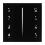 Панель Sens SMART-P41-DIM Black (230V, 0/1-10V) Arlight 28112