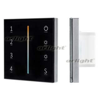 Панель Sens SMART-P43-MIX Black (230V, 4 зоны, 2.4G) (Arlight, IP20 Пластик, 5 лет) Arlight 28137 Панель Sens SMART-P43-MIX Black (230V, 4 зоны, 2.4G) (Arlight, IP20 Пластик, 5 лет) Arlight 28137