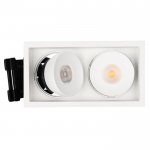 Светильник CL-SIMPLE-S148x80-2x9W Day4000 (WH, 45 deg) Arlight 28150