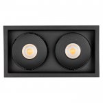 Светильник CL-SIMPLE-S148x80-2x9W Warm3000 (BK, 45 deg) Arlight 28151