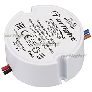 Блок питания ARJ-KE42350R (15W, 350mA, PFC) (Arlight, IP44 Пластик, 5 лет) Arlight 28191