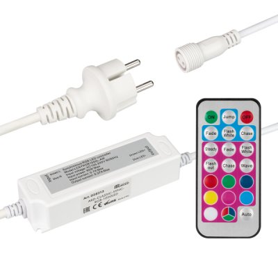 RGB контроллер с ПДУ Карта (18кн) для управления светодиодными гирляндами RGB-SYNC Arlight 28213