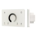 Панель Sens SMART-P79-DIM White (230V, 4 зоны, 2.4G) (Arlight, IP20 Пластик, 5 лет) Arlight 28398