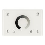 Панель Sens SMART-P79-DIM White (230V, 4 зоны, 2.4G) (Arlight, IP20 Пластик, 5 лет) Arlight 28398
