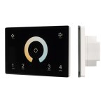 Панель Sens SMART-P81-MIX Black (230V, 4 зоны, 2.4G) (Arlight, IP20 Пластик, 5 лет) Arlight 28401