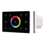 Панель Sens SMART-P85-RGBW Black (230V, 4 зоны, 2.4G) (Arlight, IP20 Пластик, 5 лет) Arlight 28405