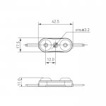 Модуль герметичный ARL-ORION-R07-12V Cool (2835, 2 LED, 170 deg) Arlight 28775