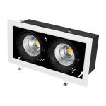 Светильник CL-KARDAN-S375x190-2x25W White6000 (WH-BK, 30 deg) (Arlight, IP20 Металл, 3 года) Arlight 28862