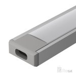 Профиль с экраном MIC-2000 ANOD+OPAL (Arlight, Алюминий) Arlight 29024