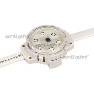 Модуль управляемый SOLEX-SPI-3535-6-24V RGB 120deg (D40x16mm, 1.5W, IP67) (Arlight, Пластик, 3 года) Arlight 29103