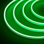 Гибкий неон GALAXY-1206-5000CFS-2835-100 12V Green (12x6mm, 12W, IP67) Arlight 29356