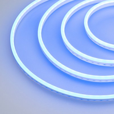 Гибкий неон GALAXY-1206-5000CFS-2835-100 12V Blue (12x6mm, 12W, IP67) Arlight 29357