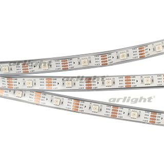 Лента SPI-5000PGS-RAM-5060-30 12V Cx1 RGB-Auto (12mm, 4.8W, IP67) Arlight 29444