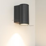 Светильник LGD-FORMA-WALL-R90-12W Warm3000 (GR, 44 deg, 230V) (Arlight, IP54 Металл, 3 года) Arlight 29976