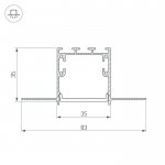Угол SL-LINIA32-FANTOM Arlight 30097