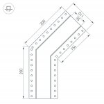 Угол SL-LINIA55-FANTOM-135 (Arlight, Металл) Arlight 30129
