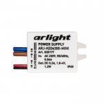 Блок питания ARJ-KE04300-MINI (1.2W, 300mA) Arlight 30177