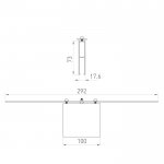 Коннектор прямой ALT-LINEAIR-FLAT-CON-I-2094 (ANOD) Arlight 30293