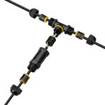 Коннектор NEO-GERM-5pin-T-WTW (4-8mm) (Arlight, IP68) Arlight 30760