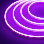 Образец Гибкий неон GALAXY-1206-5000CFS-2835-100 12V Purple 0.5M (12x6mm, 12W, IP67) Arlight 30965