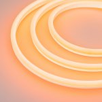Образец Гибкий неон GALAXY-1608-5000CFS-2835-100 12V Amber 0.5M (16x8mm, 12W, IP67) Arlight 30972
