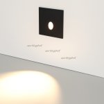 Светильник LT-GAP-S70x70-3W Warm3000 (BK, 30deg, 230V) (Arlight, IP65 Металл, 3 года) Arlight 31167
