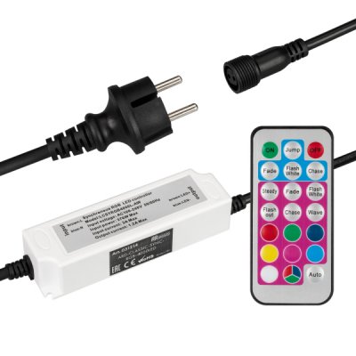 RGB контроллер с ПДУ Карта (18кн) для управления светодиодными гирляндами RGB-SYNC Arlight 31214