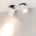 Светильник LTD-PULL-R100-10W Warm3000 (WH, 24 deg, 230V) Arlight 31365