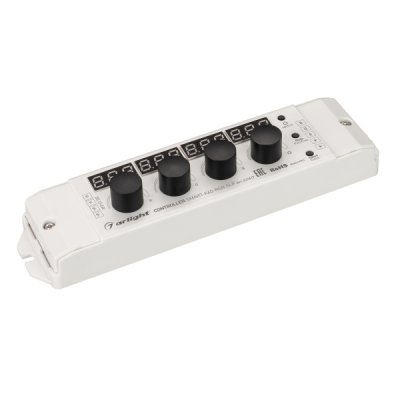 Контроллер SMART-K60-RGB-SUF (12-24V, 3x4A, 2.4G) (Arlight, IP20 Пластик, 5 лет) Arlight 31617